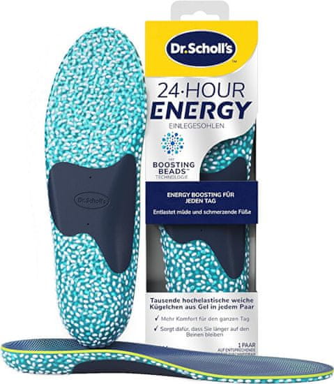 Scholl 24-urni energetski vložek za čevlje (vložek) 1 par