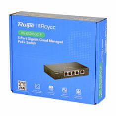 Ruijie Reyee stikalo Giga 5-port 4x PoE kovinsko ohišje Managed RG-ES205GC-P