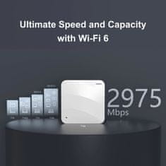 Ruijie Reyee dostopna točka WiFi6 3000Mb AX SFP Giga stropna RG-AP820-L/V3