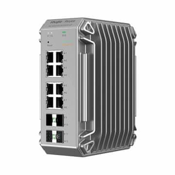 Ruijie Reyee stikalo Giga 8-port + 4x SFP kovinsko Managed Industrijsko
