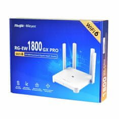 Ruijie Reyee usmerjevalnik WiFi6 AX 1800Mb Giga Dual-Band RG-EW1800GX PRO