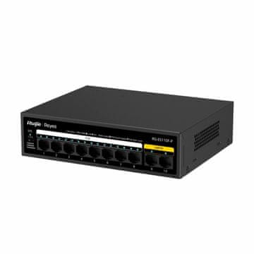 Ruijie Reyee stikalo 100M 10-port 8xPoE kovinsko ohišje RG-ES110F-P