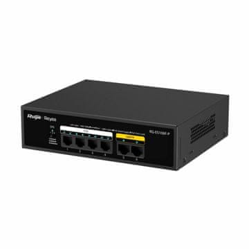 Ruijie Reyee stikalo 100M 6-port 4xPoE kovinsko ohišje RG-ES106F-P