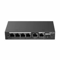 Ruijie Reyee stikalo Giga 6-port 4x PoE SFP kovinsko ohišj Managed RG-ES206GS-P
