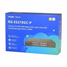 Ruijie Reyee stikalo Giga 16-port PoE + 2x SFP managed rack RG-ES218GC-P