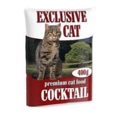 DELIKAN EXCLUSIVE CAT Cocktail 400g Hrana za zunanje in notranje mačke iz perutnine in rib