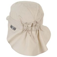Sterntaler Kapa z UV50+ zaščito vratu iz bombažnega poplina UV50+ bež 49 cm 12-18 m