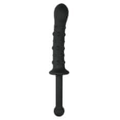 Easytoys Dildo z ročajem - črn