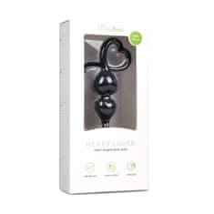 Easytoys Analne kroglice Easytoys Heart Handle, črna