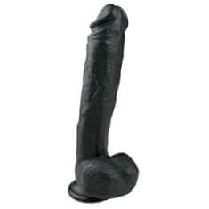 Easytoys Dildo Realistic - 26,5cm, črn