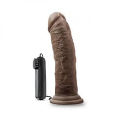 Dr. Skin Vibracijski dildo Dr. Skin - Dr. Joe, 20 cm, temno rjav