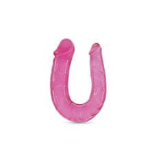 Crushious Dvojni dildo Crushious - Double Trouble, roza