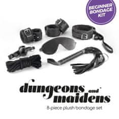 Crushious BDSM komplet Crushious - Dungeons &amp; Maidens, črn
