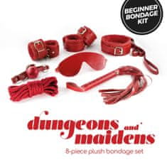 Crushious BDSM komplet Crushious - Dungeons &amp; Maidens, rdeč