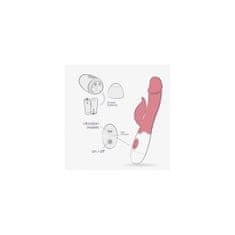 Crushious Rabbit vibrator Crushious - Mochi, roza