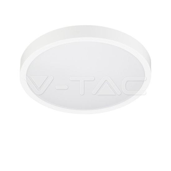V-TAC  LED plafonjera 18W 3000K 1800lm IP44 bela