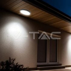 V-TAC LED plafonjera 18W 4000K 1800lm IP44 črna