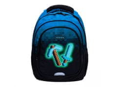 Astra Šolski nahrbtnik AstraBAG BLUE PIXEL, AB300, 502024093
