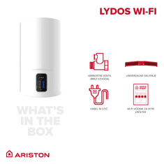 Ariston Lydos WiFi 50 V 1,8K EN EU električni grelnik vode, pokončni (3201986)