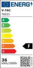 V-TAC LED plafonjera 36W 4000K 3820lm IP44 bela 