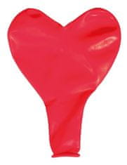 Rayher.	 Balon latex, srce, rdeče, 8 kosov