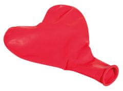 Rayher.	 Balon latex, srce, rdeče, 8 kosov