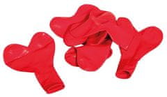 Rayher.	 Balon latex, srce, rdeče, 8 kosov