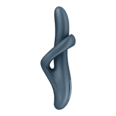Satisfyer Heat Flex 4 USB polnilni vibrator temno modra