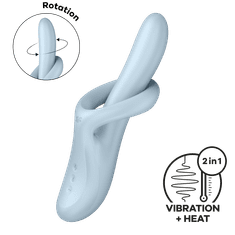 Satisfyer Heat Flex 4 USB polnilni vibrator siva
