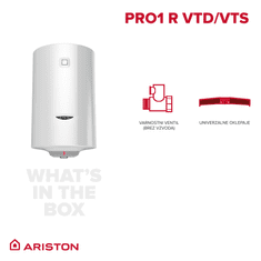 Ariston PRO1 R 80 VTD kombinirani grelnik vode, desni priklop (3201913)