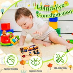 AUNEY Montessori plošča SwitchPlay – interaktivna učna tabla za otroke