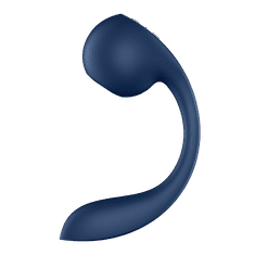 Satisfyer Pro+ Wave 4 Connect App vibrator z vakuumskimi valovi temno modra