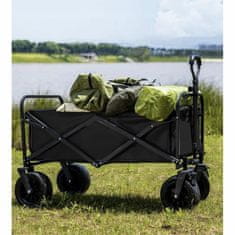 Malatec Zložljiv transportni voziček buggy za plažo in kampiranje do 100kg