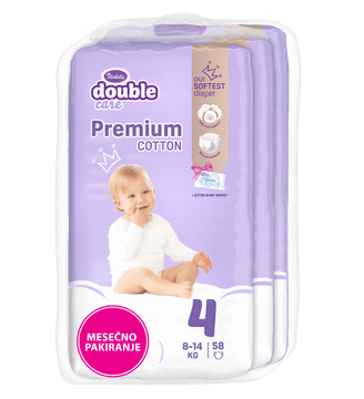 Violeta Cotton 4 Maxi plenice, 174/1 + vlažilni robčki