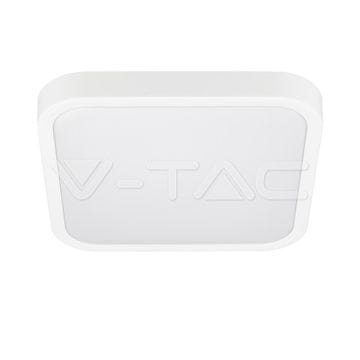 V-TAC LED plafonjera 24W 3000K 2500lm IP44 bela