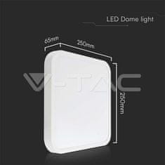 V-TAC LED plafonjera 18W 4000K 1830lm IP44 bela
