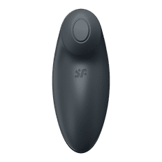 Satisfyer Tap & Climax 2 vibrator s priponko črna