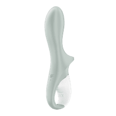 Satisfyer Air Pump Booty 3 USB polnilni vibrator sivo zelena