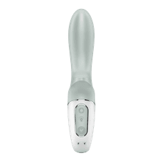Satisfyer Air Pump Booty 3 USB polnilni vibrator sivo zelena