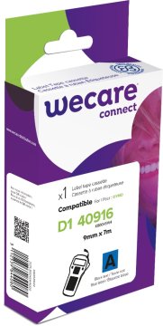 Armor WECARE trak, združljiv z DYMO S0720710, črn/moder, 9MM*7M