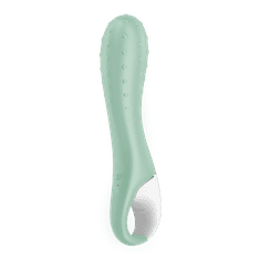 Satisfyer Air Pump Vibrator 3 USB polnilni vibrator sivo zelena