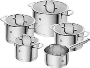 Zwilling J.A.Henckel TrueFlow 5-delni set posod iz nerjavečega jekla, srebrna (66920-005-0)