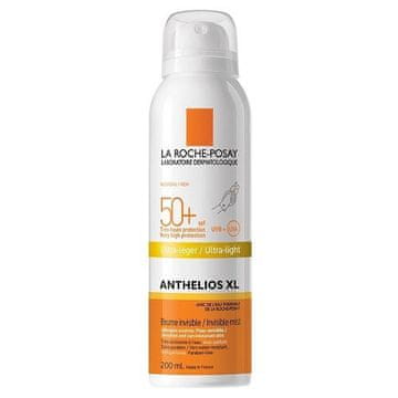 La Roche Posay Osvežilni sprej za telo z zelo visokim zaščitnim faktorjem SPF 50+ Anthelios XL (Ultra Light Invisible Mist) 200 ml