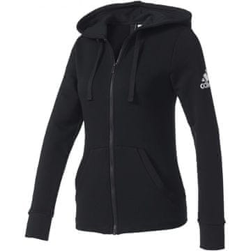 Adidas Športni puloverji črna Essentials Solid Full Zip Hoodie W
