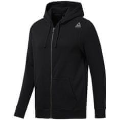 Reebok Športni pulover črna 188 - 191 cm/XL EL Fleece FZ Black