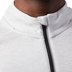 Reebok Športni pulover bela 176 - 181 cm/M Reflective Speedwick Quarter Zip
