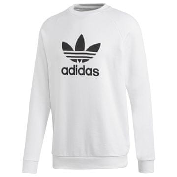 Adidas Športni puloverji bela 182 - 187 cm/XL Trefoil Crew