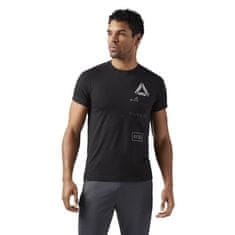 Reebok Majice obutev za trening črna M Speedwick Graphic