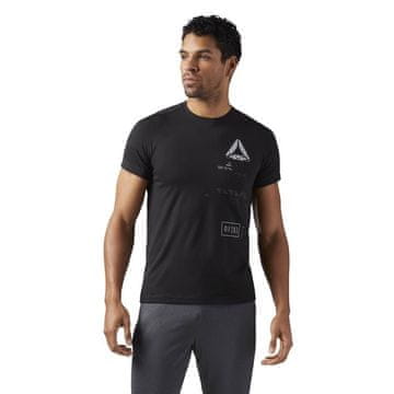 Reebok Majice obutev za trening črna S Speedwick Graphic