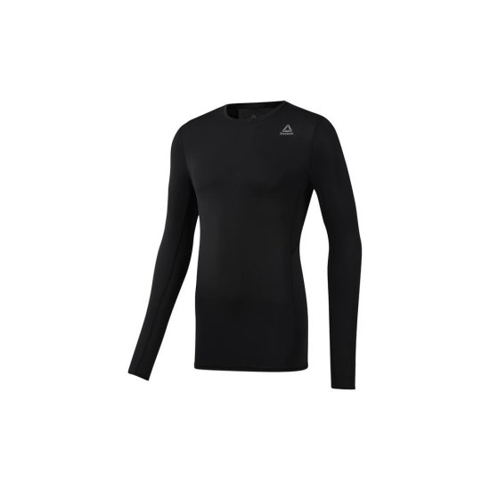 Reebok Športni pulover črna Wor Compression